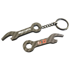 DC Themed Carbon Fiber Key Chain Wrench / Bottle Opener