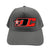 Drag Cartel Retro Snapback Hat - gray